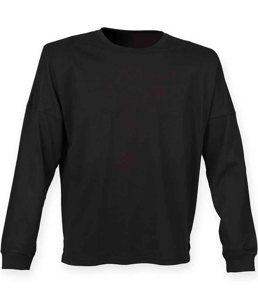 SF Clothing Unisex Drop Shoulder Slogan Top SF514 - front view