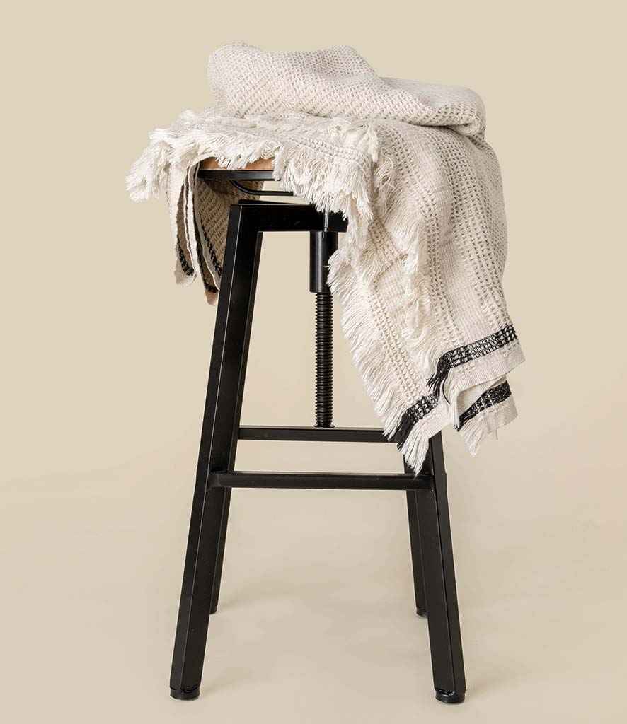 Spasso Honeycomb Striped Plaid Fouta SP121
