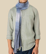 Spasso Blue Classic Check Scarf SP150 - Blue Classic Check