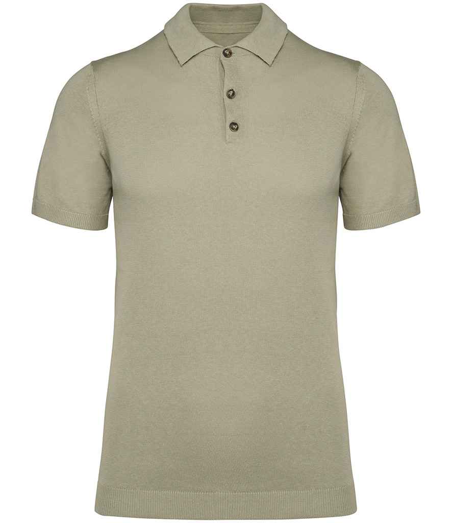 Spasso Knitted Poloshirt SP203 - Almond Green