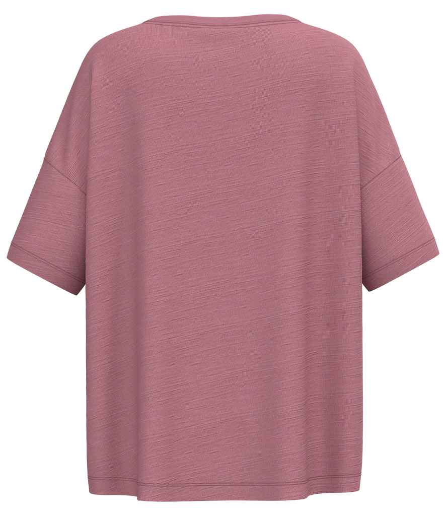 Spasso Ladies Oversized Slub T-Shirt SP304
