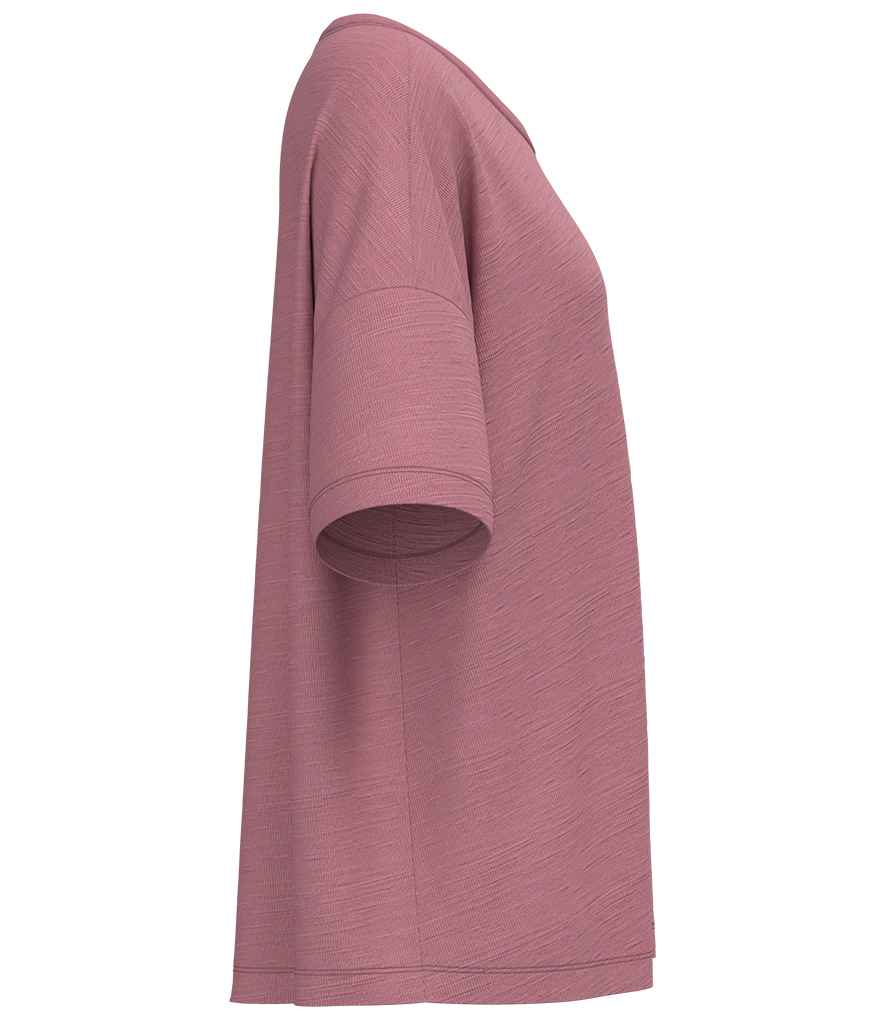 Spasso Ladies Oversized Slub T-Shirt SP304