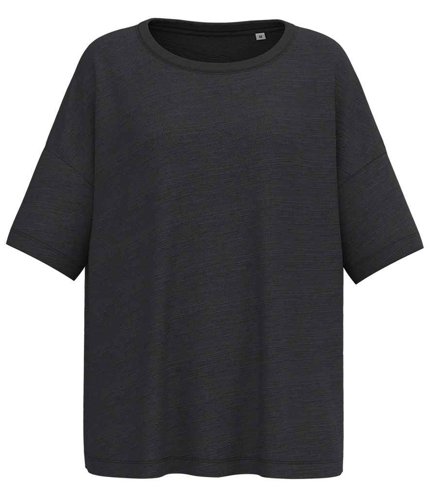 Spasso Ladies Oversized Slub T-Shirt SP304