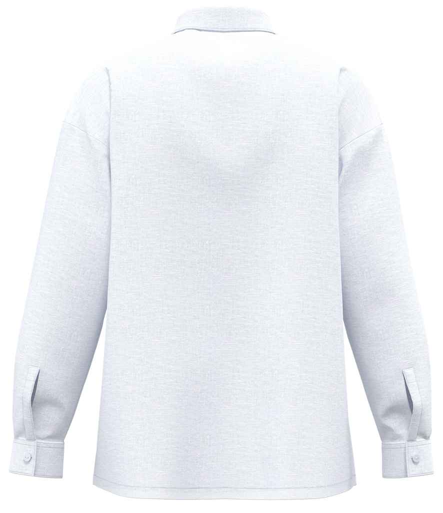 Spasso Ladies Long Sleeve Oversized Linen Shirt SP501