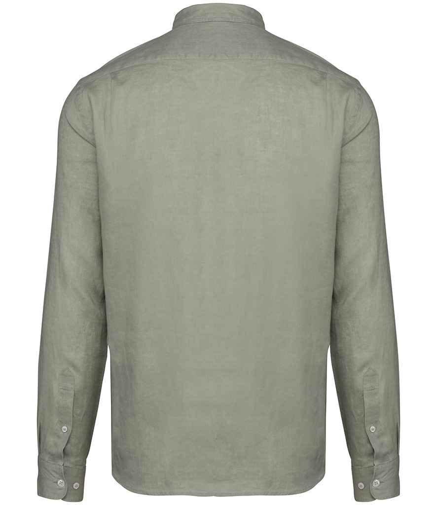 Spasso Long Sleeve Linen Shirt SP504