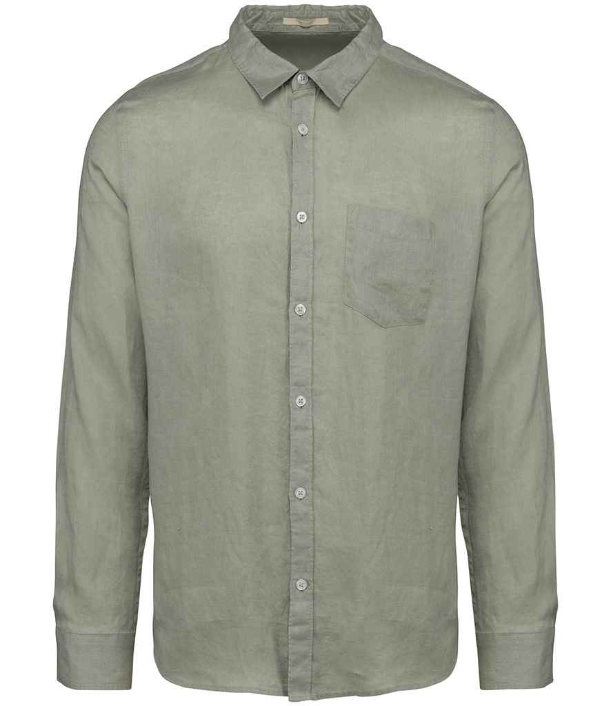 Spasso Long Sleeve Linen Shirt SP504