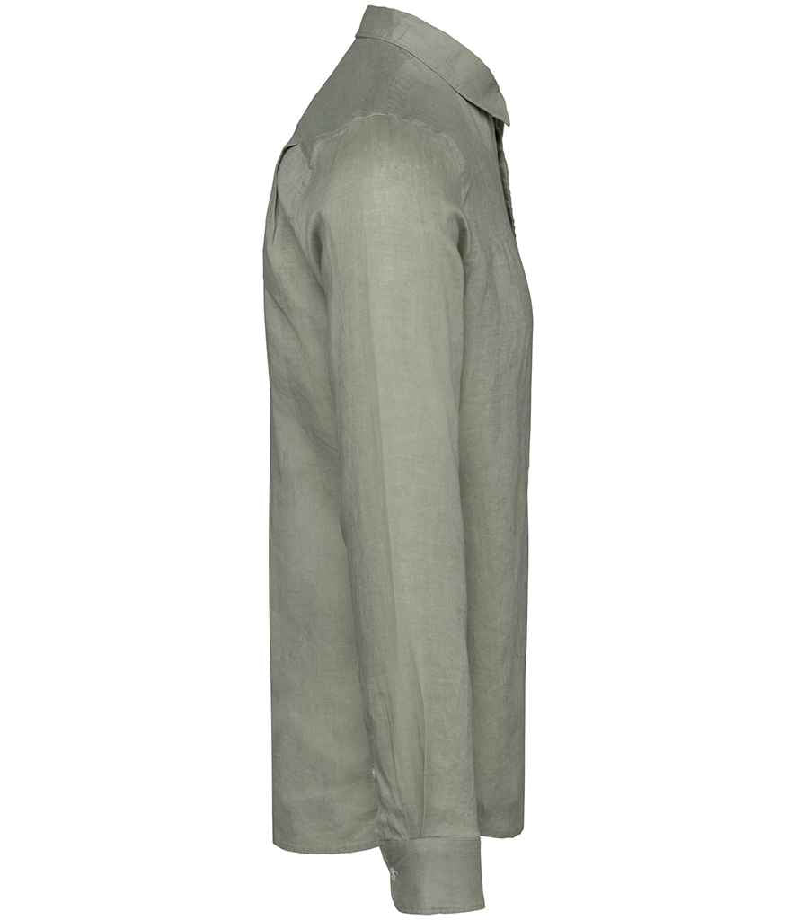 Spasso Long Sleeve Linen Shirt SP504