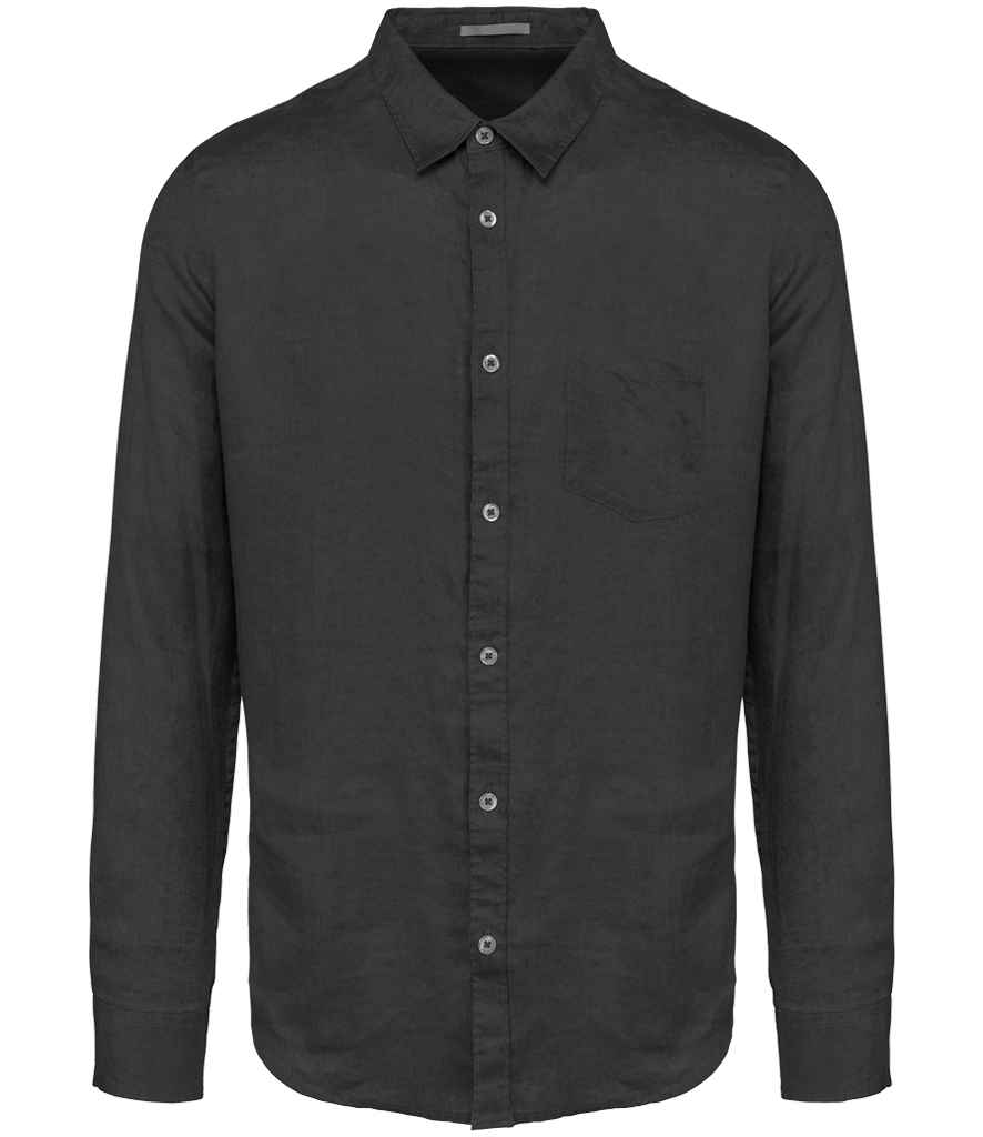 Spasso Long Sleeve Linen Shirt SP504