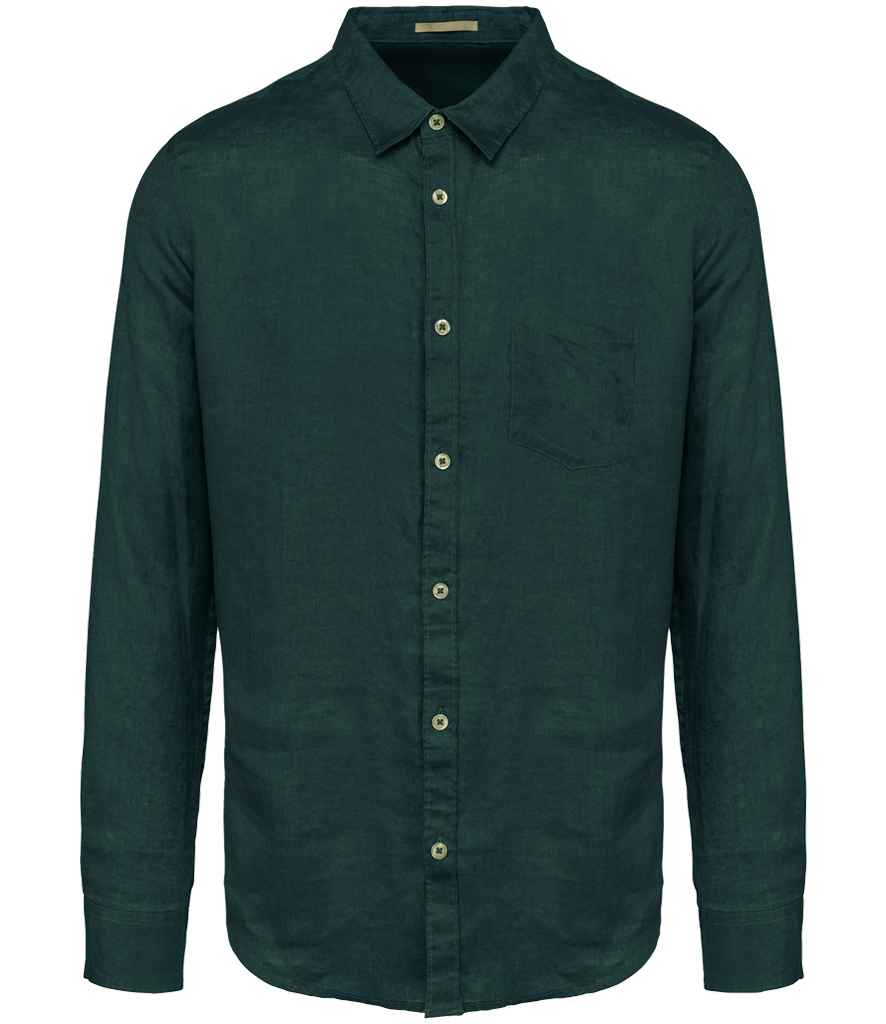 Spasso Long Sleeve Linen Shirt SP504