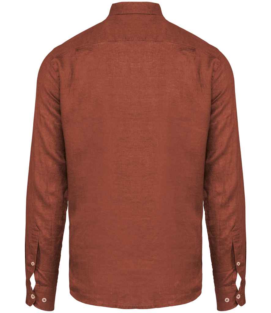 Spasso Long Sleeve Linen Shirt SP504