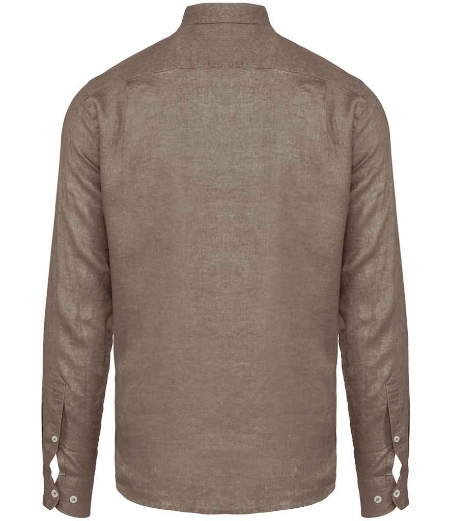 Spasso Long Sleeve Linen Shirt SP504