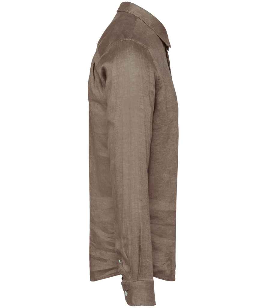 Spasso Long Sleeve Linen Shirt SP504