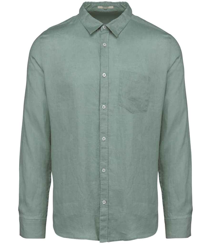 Spasso Long Sleeve Linen Shirt SP504