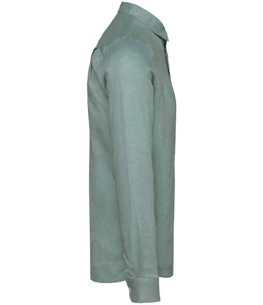 Spasso Long Sleeve Linen Shirt SP504