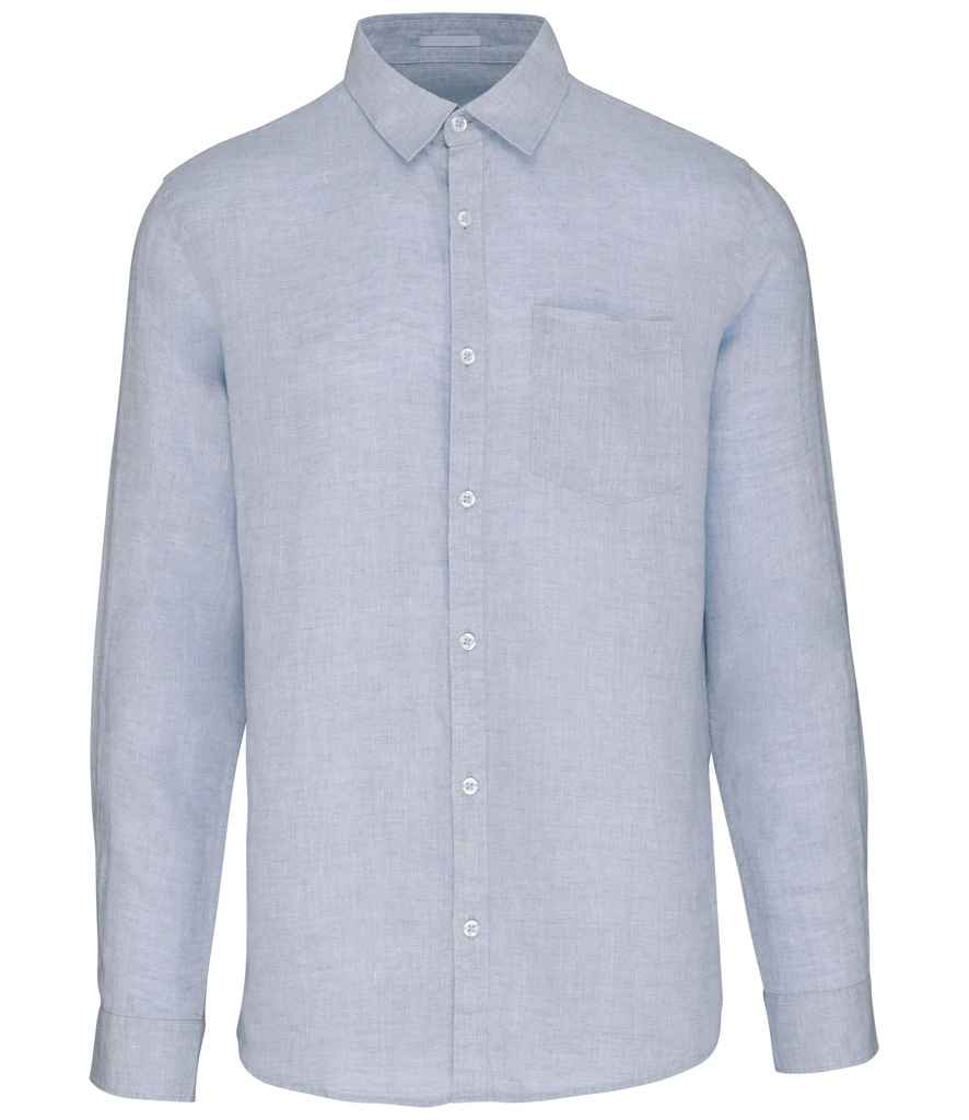 Spasso Long Sleeve Linen Shirt SP504