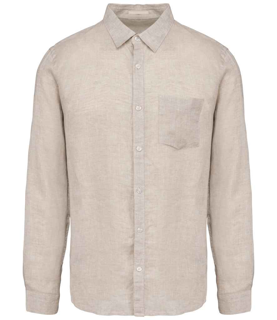 Spasso Long Sleeve Linen Shirt SP504