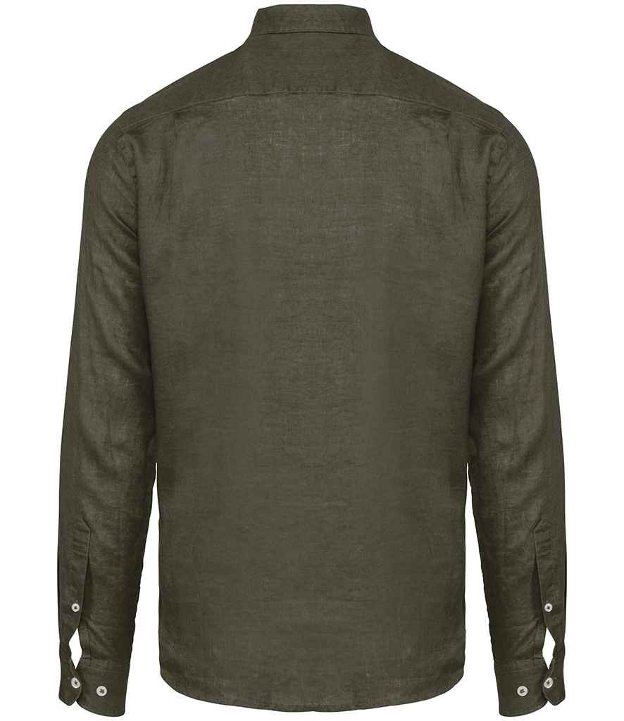 Spasso Long Sleeve Linen Shirt SP504