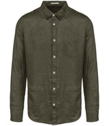 Spasso Long Sleeve Linen Shirt SP504