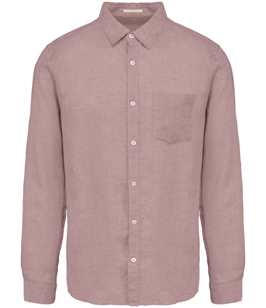 Spasso Long Sleeve Linen Shirt SP504
