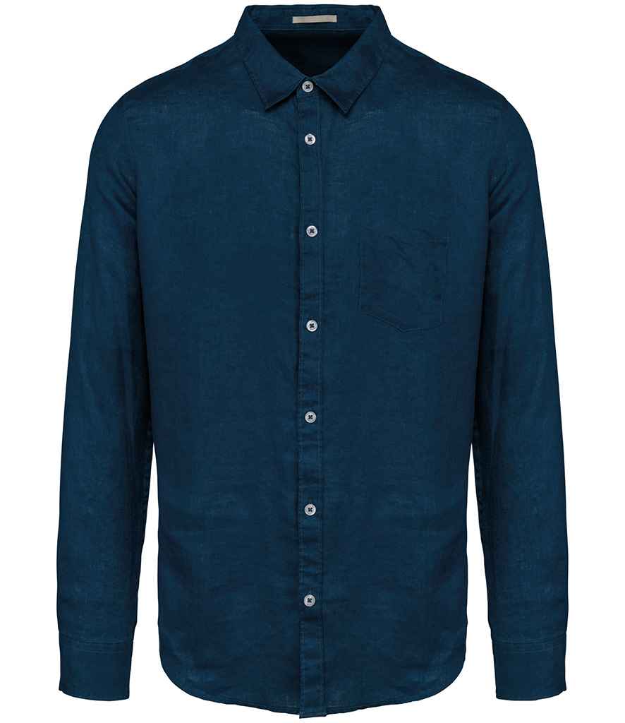 Spasso Long Sleeve Linen Shirt SP504