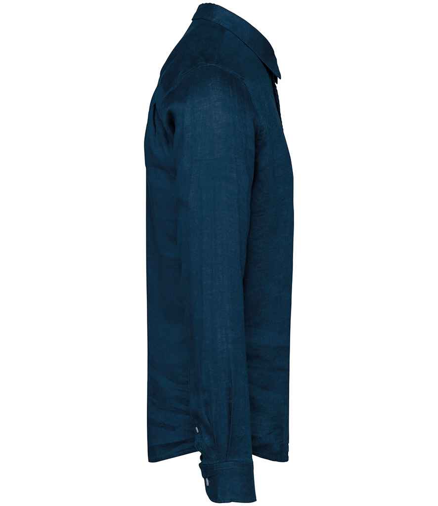 Spasso Long Sleeve Linen Shirt SP504