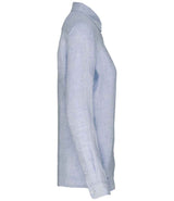 Spasso Ladies Long Sleeve Linen Shirt SP505