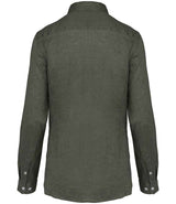 Spasso Ladies Long Sleeve Linen Shirt SP505