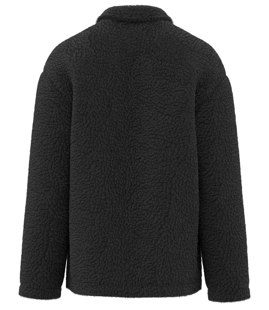 Spasso Unisex Sherpa Drop Shoulder Overshirt SP508