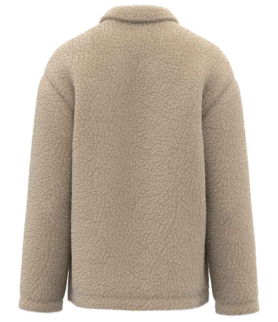 Spasso Unisex Sherpa Drop Shoulder Overshirt SP508