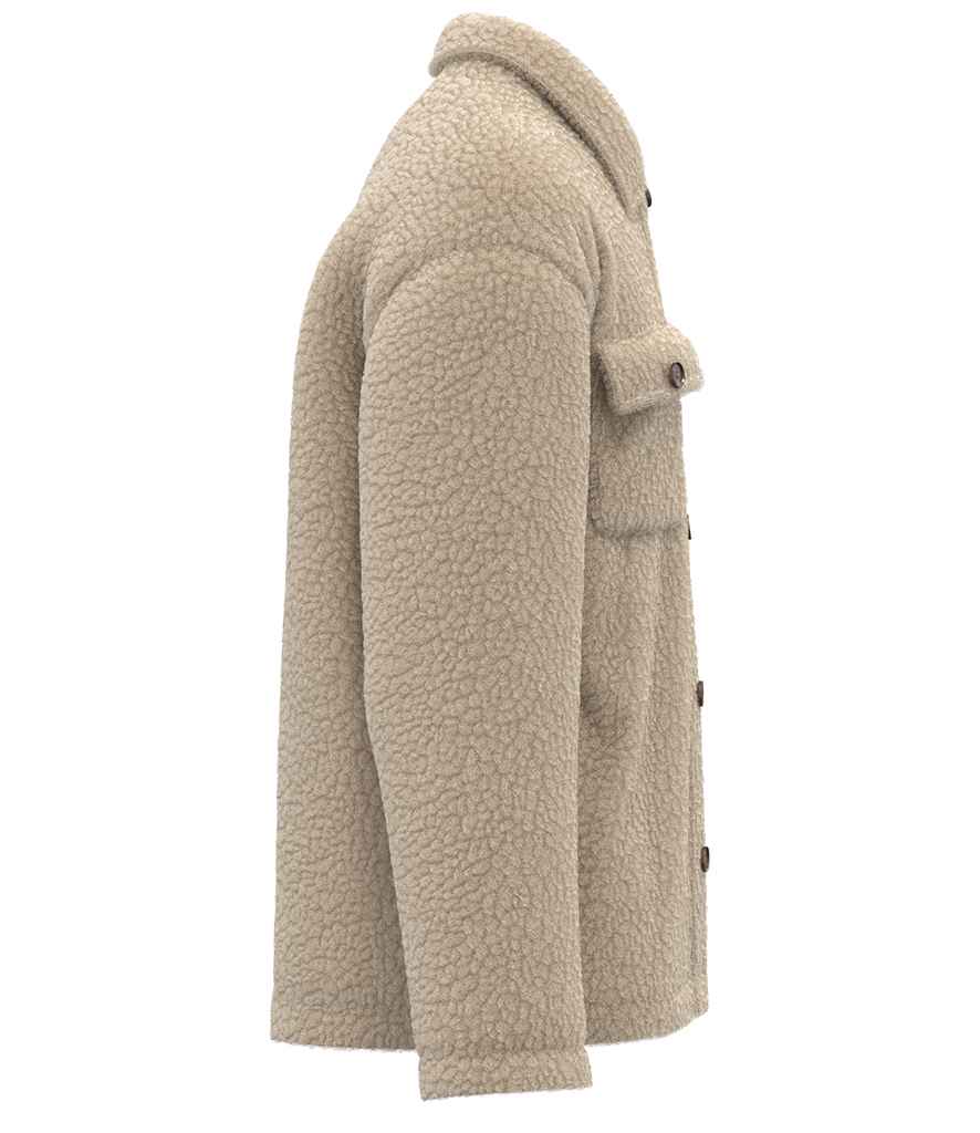 Spasso Unisex Sherpa Drop Shoulder Overshirt SP508