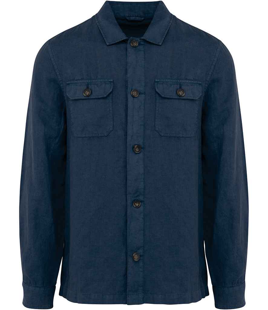 Spasso Linen Washed Overshirt SP516