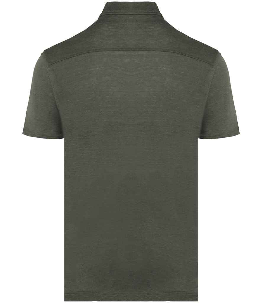 Spasso Short Sleeve Linen Shirt SP517