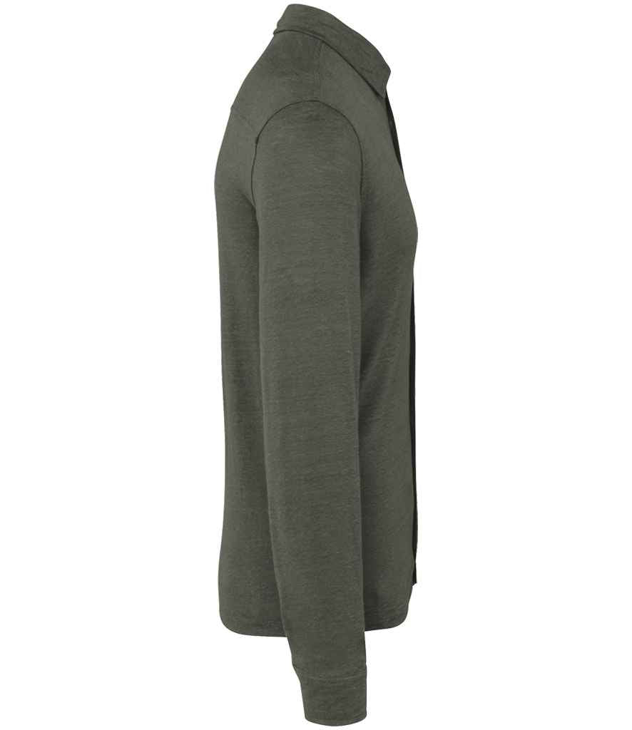 Spasso Long Sleeve Linen Shirt SP518