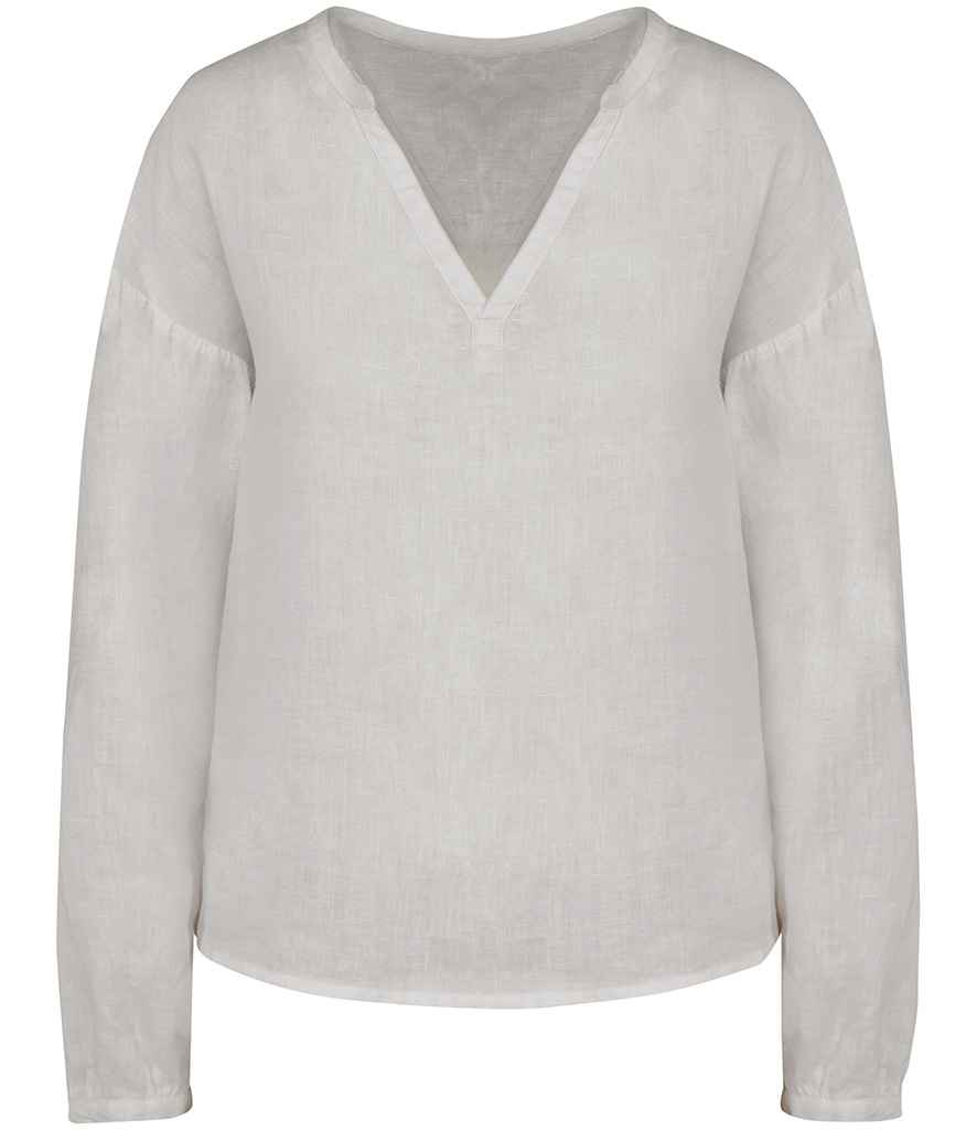 Spasso Ladies Linen Blouse SP524