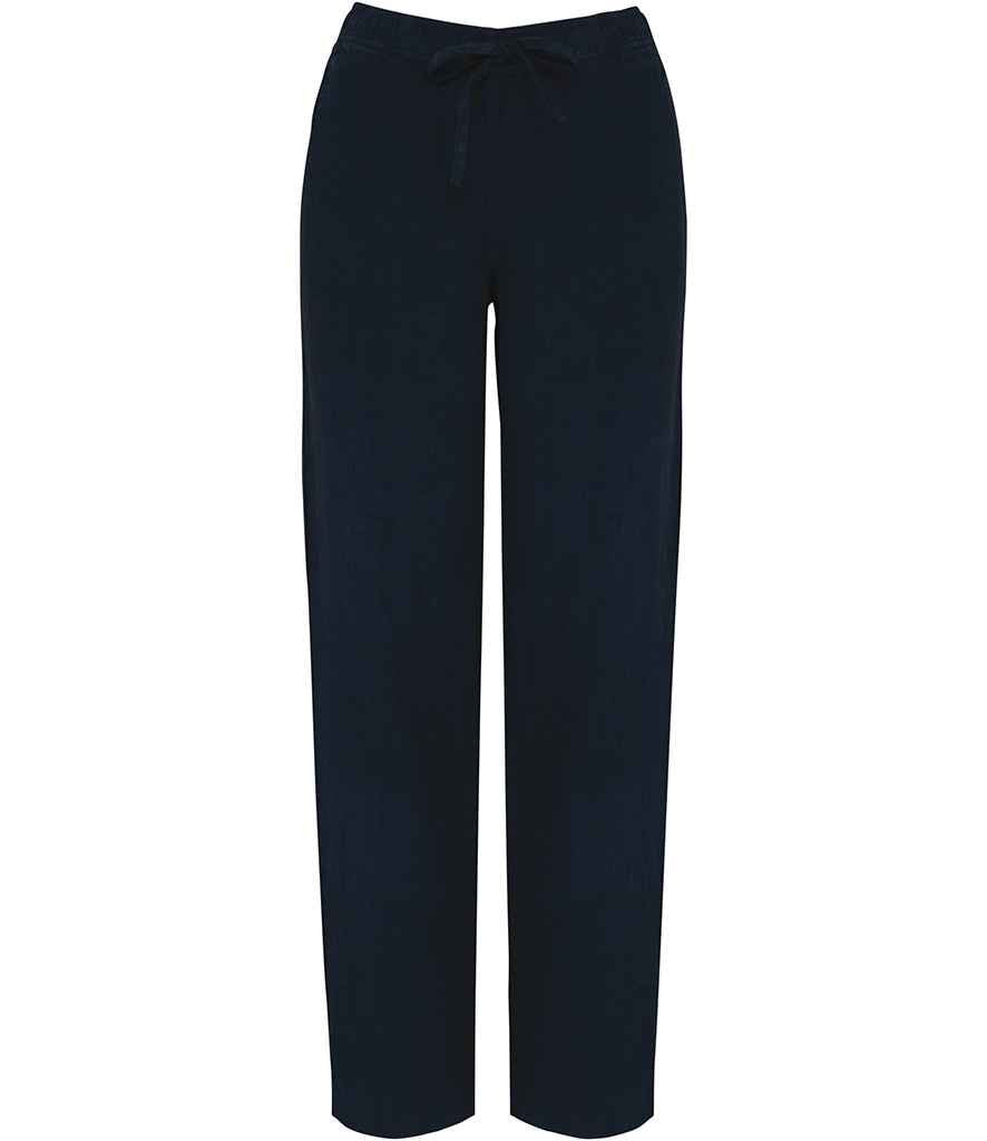 Spasso Ladies Washed Trousers SP733 - Washed Navy