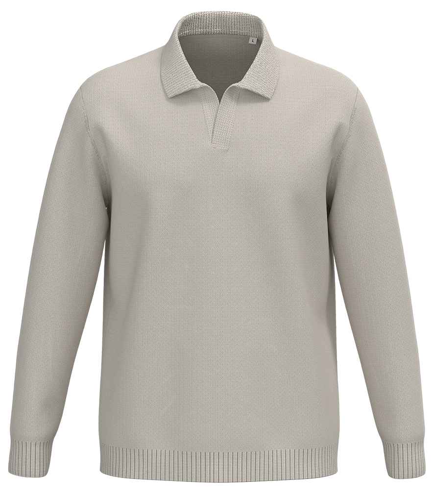 Spasso Polo Collar Jumper SP901 - Ivory