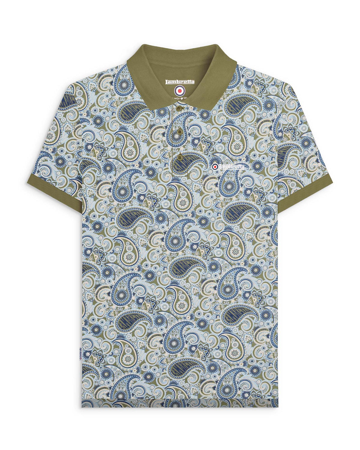 Lambretta Paisley Brand Polo LB0031