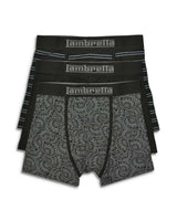 Lambretta 3 Pack Paisley Boxer SS1549