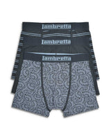 Lambretta 3 Pack Paisley Boxer SS1552