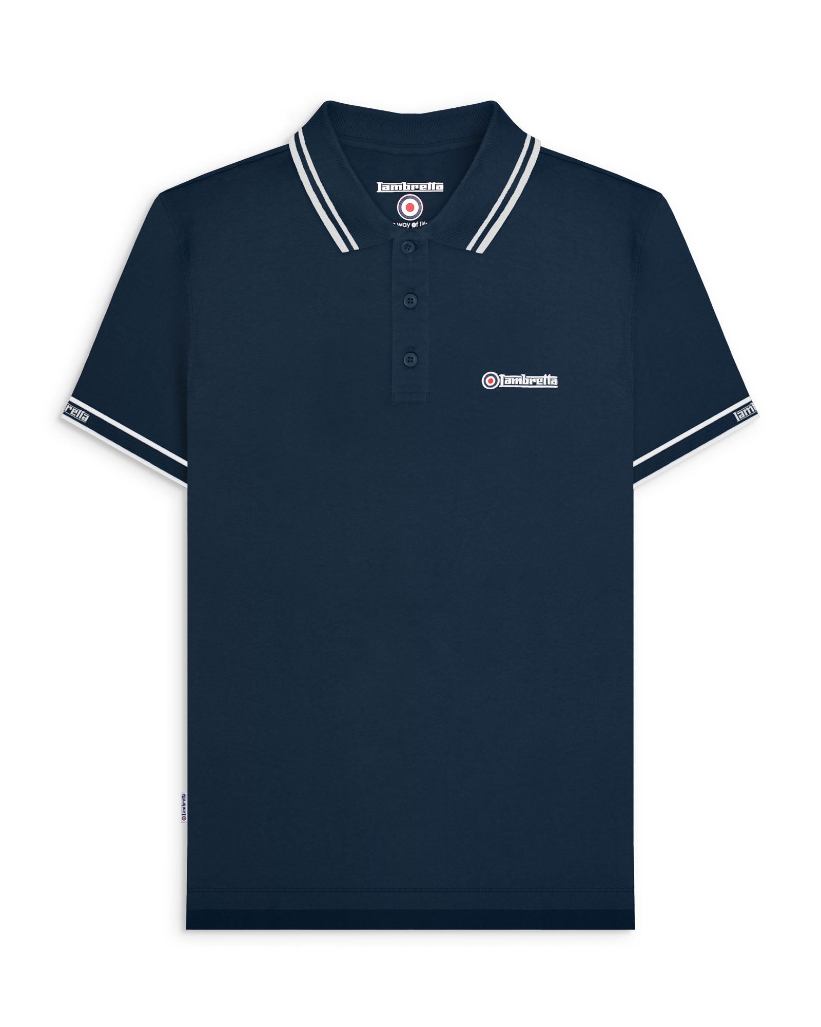 Lambretta Branded Sleeve Polo SS4016