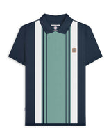 Lambretta Classic Polo SS4025 - Navy/Smoke Blue