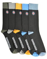 Lambretta 5 Pack Contrast Sock SS8153