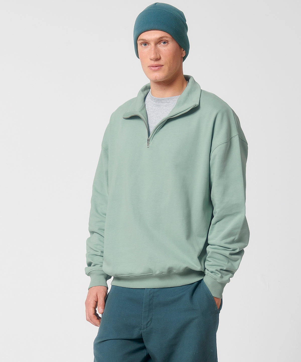 Stanley/Stella Unisex Miller dry 1/4 zip sweatshirt SX216