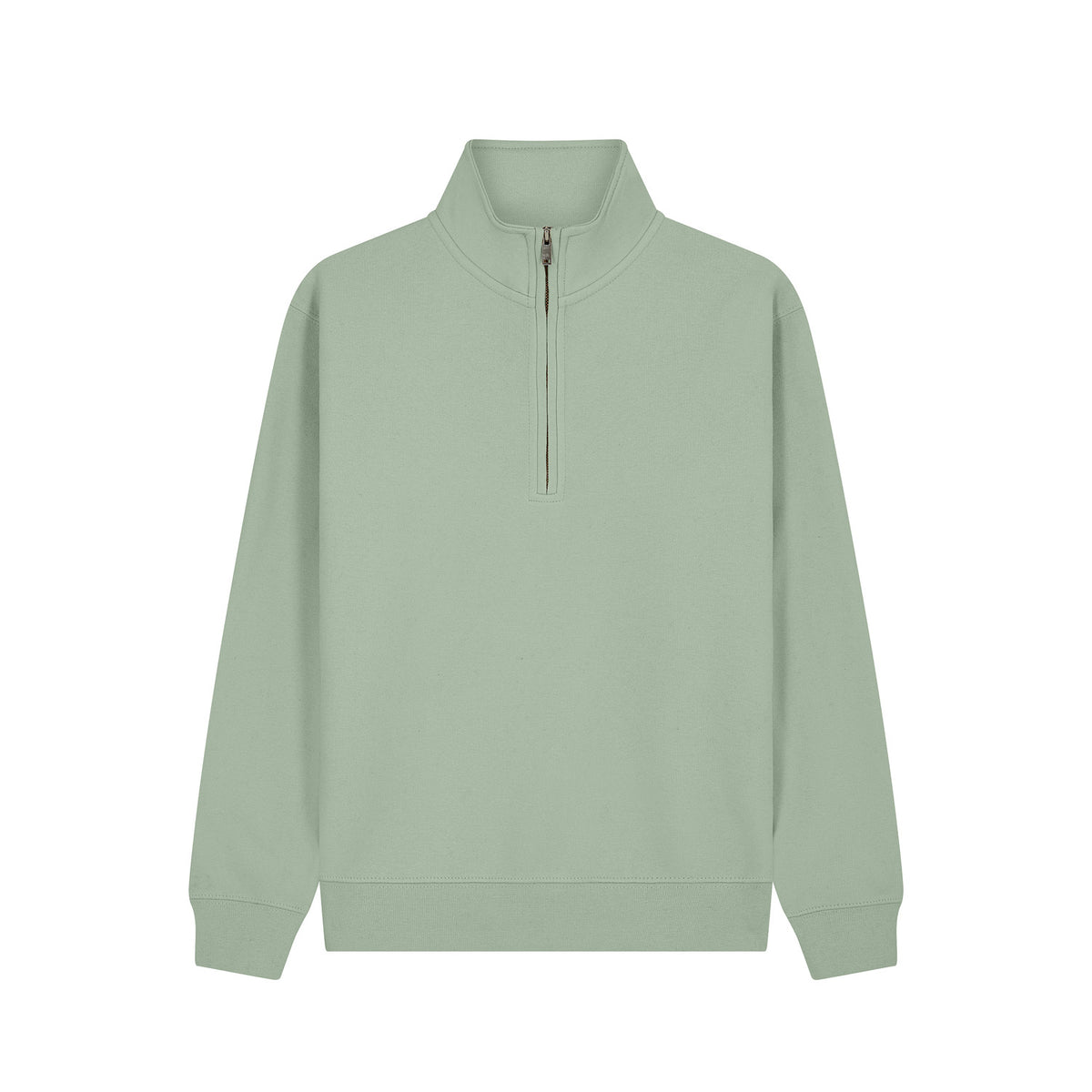 Cotton Ridge - Lunar Premium Quarter Zip Sweatshirt - Sage