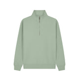 Cotton Ridge - Lunar Premium Quarter Zip Sweatshirt - Sage