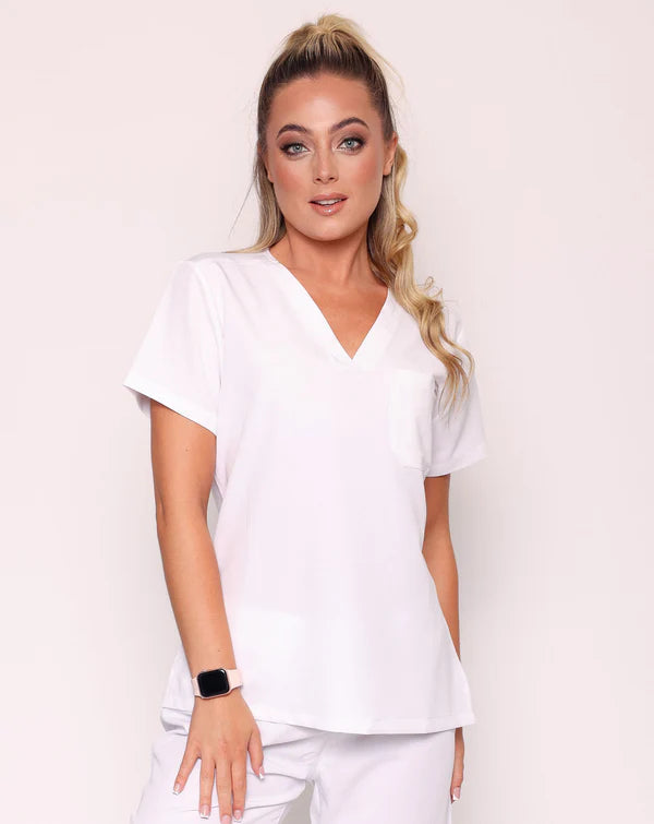 Simki Nova One Pocket Scrub Top - BEH-4957