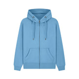Cotton Ridge - Neptune Ultra Premium Zip Hoodie - Sky Blue