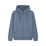 Cotton Ridge - Neptune Ultra Premium Zip Hoodie - Stone Blue Peach