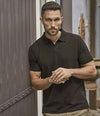 Tee Jays Luxury Stretch V Neck Polo Shirt T1404