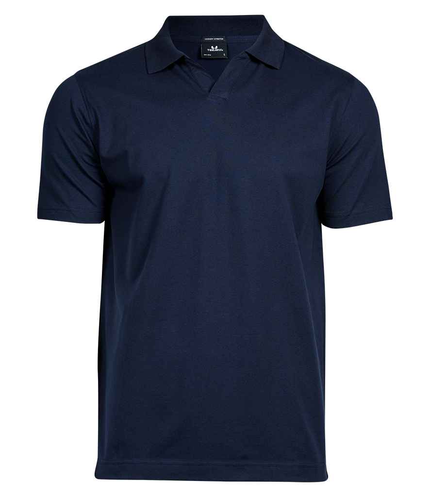 Tee Jays Luxury Stretch V Neck Polo Shirt T1404